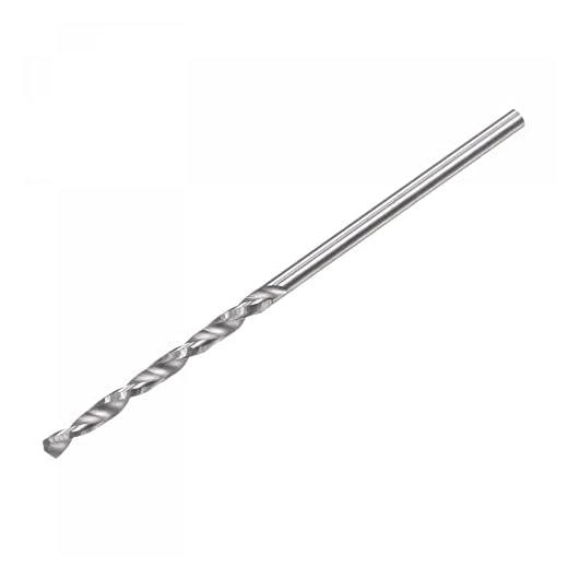 uxcell Solid Carbide Drill Bits, 1.5mm C2/K20 Tungsten Carbide Jobber Drill Bits Straight Shank Drilling Tool for Stainless Steel Aluminum Iron Metal Plastic