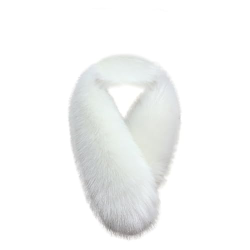 EUBUY Faux Fur Collar Womens Neck Warmer Scarf Wrap Winter Round Plush Scarves Soft Scarf Shawl Wrap