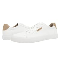 Nautica Men's Fashion Sneaker, Classic Tennis Low Top Loafer, Casual Lace-Up Shoe-Creede 2-White Tan Size-10 — image 6