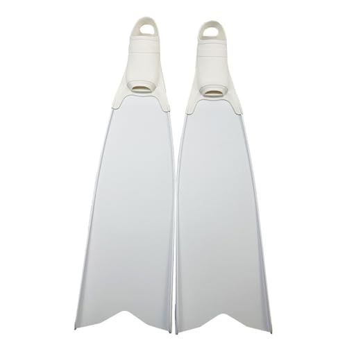 �V���m�[�P�����O�p�t�B�� Long Fins Lightweight Flippers Water Sports Beach Shoes �����\�ȃ_�C�r���O�p�t�B��(AllWhite,M (37-38))