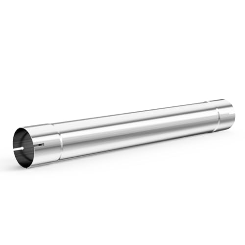 Piclafe 4 Inch Exhaust Pipe, 4'' Stainless Steel Straight Exhaust