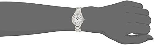 Fossil Women's Jesse Quartz Stainless Steel Three-Hand Watch, Color: Silver Glitz (Model: Es2362) #TOP5