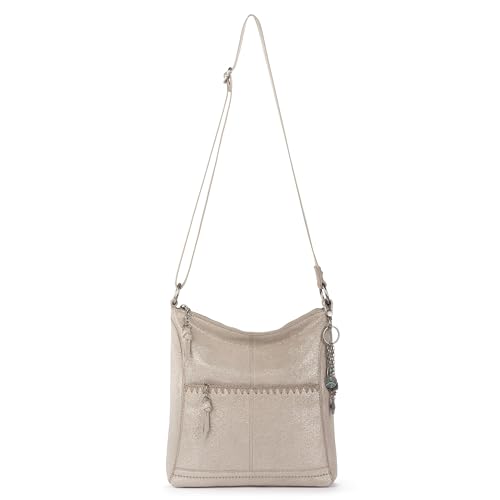Image of The Sak Lucia Leather Crossbody Purse - Premium Leather Women's Handbag for Everyday & Travel - Cross Body Bag With Zipper