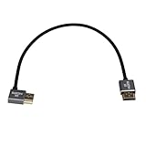 Cavi HDMI ultra sottili 8K: il cavo da HDMI a HDMI può supportare risoluzione e frequenza di aggiornamento fino a 88K a 60Hz / 8K a 30Hz / 4K a 120Hz / 4K a 60Hz, velocità di trasmissione fino a 48 Gbps di larghezza di banda. Può anche retrocompatibile con le versioni HDMI 2.0/1.4/1.3/1.2/1.1.