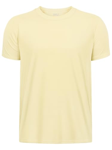 Image of Boys Neon Shirts Dry Fit Athletic T Shirts UPF 50+ Performance Cooling Shirt Short Sleeve Rash Guard Kids Top for Boys Girls