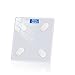 KUAIKUAI BAI Shi Wu Bluetooth Bluetooth Bluetooth Grasa Bmi Inteligente electrónico LED El baño Sano se Puede conectar al analizador de teléfonos móviles. (Color : White)