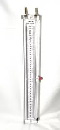 LOCUS Acrylic U Tube Manometer | 250-0-250 mmWC Range | Wall Mounted | Brass Nozzle | Gas & Liquid Pressure Measurement | Industrial & Laboratory Use | ISO & CE Certified-image-20