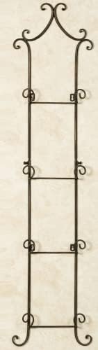 Decorative Wall Plate Holder Antique Bronze Galla Petite Horizontal ...
