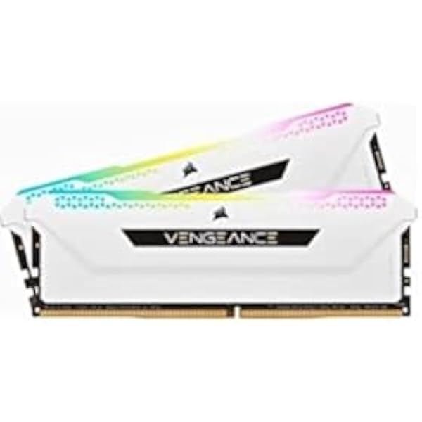 Corsair VENGEANCE RGB PRO SL 32GB (2x16GB) DDR4 3200 (PC4-25600) C16 1.35V Desktop Memory - White