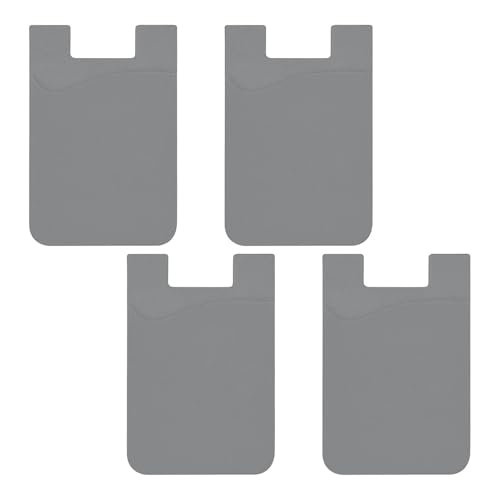 Restro del supporto per schede telefoniche, supporto per la scheda telefonica su - 4x manica della carta di credito per il retro del telefono - Accessori per cellulari, busta del caso ID, titolare di