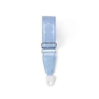 TOM Guitar Strap with Patent Solid Quick-Lock Silicone Buckle, Sturdy & Fearless of Falling, 2″ Width Nylon Webbing, Non-Scratch Design for Acoustic/Electric/Bass Guitars (Baby Blue) - Les Beatles, Paul McCartney, John Lennon, RIngo Starr, George Harrison