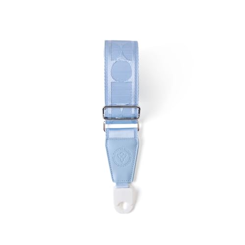 TOM Guitar Strap with Patent Solid Quick-Lock Silicone Buckle, Sturdy & Fearless of Falling, 2″ Width Nylon Webbing, Non-Scratch Design for Acoustic/Electric/Bass Guitars (Baby Blue) - Les Beatles, Paul McCartney, John Lennon, RIngo Starr, George Harrison TOM Guitar Strap with Patent Solid Quick-Lock Silicone Buckle, Sturdy & Fearless of Falling, 2" Width Nylon Webbing, Non-Scratch Design for Acoustic/Electric/Bass Guitars (Baby Blue)