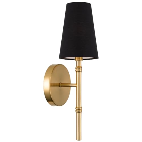 Image of Kira Home Torche II 15 inch Mid Century Modern Wall Sconce for Bathroom Vanity