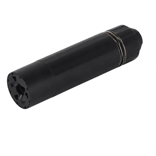 EMERBU Metal Simulated Spitfire Gel Splat Blaster Tracer Lighter Unit - 14mm CCW Interface - for Ages 15+(Black)