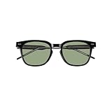 [愛鏡] サングラス ファッション用偏光サングラス メンズ レディース 運転用 ファッション おしゃれ ウェリントン コーディネートに合わやすい UV400 紫外線カット ドライブ バイク用 TR素材 釣り 登山 軽量 (グリーン)