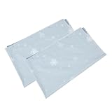 MUSISALY Baumwoll Doppelbettvorhang 2 Stück mit Sichtschutz für...