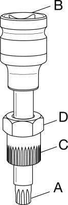 Gedore Automotive KL-0284-18 - Nadores Viejos Llave