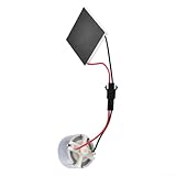 DC3-5V Haushalts-Ventilator-Generator mit 4 Flügeln, 3-5 V 2500 U/min Motor für Kaminventilator und Ofenreparatur, SR-HOT-Modell, 40 x 40 mm, inkl. ABS-Kunststoff-Konstruktion (500)