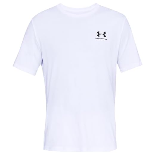 Under Armour Ua Sportstyle Lc Ss Camiseta, Blanco, XXL Hombre