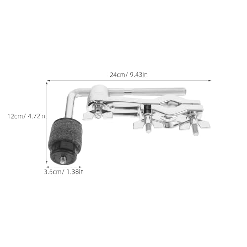 Clamp para platillo de batería BESPORTBLE metal ajustable miniatura 2