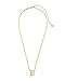 Kendra Scott Letter B Pendant Necklace for Women, Fashion Jewelry, 14k Gold-Plated Brass, Gold Metal, Letter B