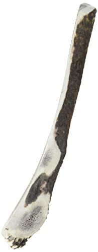 Dehner Best Nature Hundesnack, hochwertiges Leckerli geruchsarm / 100 % narürlich, Kausnack für Hunde, Rothirsch-Geweih halb, Größe M