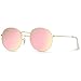 WearMe Pro - Reflective Lens Round Trendy Sunglasses