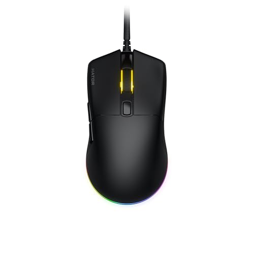HATOR Pulsar 3 - Mouse da gioco, colore: Nero