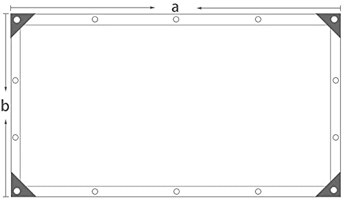 PLMOKN Externe waterdichte handdoek -UV Winter Antivriesbescherming Cover voor Pool Polyethyleen Occhello Metallic Outdoor Pergola, 17 Afmetingen (Kleur: Zilver, Grootte: 3x5m) - Image 8