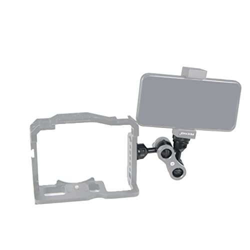 FEICHAO 2,5 cm (1 Zoll) Kugelhalterung, verstellbarer Adapter mit Kaltschuhsockel für Unterwasser-Kamerahülle, Videoblitz (Kit A)