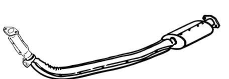 VEGAZ MZR-59 Silenziatore anteriore Anteriore Sx Marmitta Anteriore Marmitta Anteriore