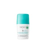 Vichy Dermo-Tolerance Deodorante Roll-On, Per Pelli Sensibili, Unisex, Anti Umidità e Anti Odori, Antimacchia e Anti Traccia, Pelle Asciutta e Fresca per 48h, Con Acqua Termale di Vichy, 50 ml