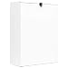 COMIFORT Escritorio Colgante - Mesa de Pared Plegable con Librería de Estructura...