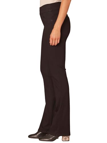 Democracy Women's Ab Solution High Rise Itty Bitty Bootcut Glider Jeans3