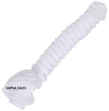 Sapnasales Plain Cotton Dupatta For Womens Free Size Pack of 1 White