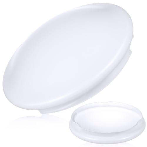 Angoily Ceiling Fan Light Covers Clip on Ceiling Light Cover Plastic Replacement Lamp Shade Clip on Ceil Lampshade for Bedroom Bathroom Kitchen Dining Lighting Fixture Accessories White