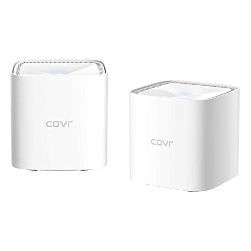 D-Link COVR-1102 AC1200 Dualband Whole Home Mesh Wi-Fi System (2er-Set, lückenlose Empfangsabdeckung Ihres Zuhauses mit schnellem und stabilem WLAN, Gast-WLAN, Jugendschutz-Funktion) weiß