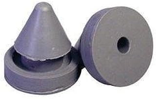 Hinge Outlet Door Silencer, Heavy Duty Rubber 1/2 Inch Diameter, for Metal and Wood Doors, 15 Pack