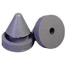 Hinge Outlet Door Silencer, Heavy Duty Rubber 1/2 Inch Diameter, for Metal and Wood Doors, 15 Pack