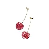 Atractivo y profesionalAcrylic Earring Fashion Geometric Women Dropg6f2 Earrings Contracted Sweet Cherry Modelling Long Earrings