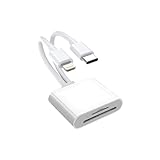 【MFi認証】sdカードリーダー SD/TF変換アダプタ 2in1 高速双方向転送 設定不要 写真/動画/データ保存 iPhone17 16 15 14 タブレット iOS/USB C機種対応 image