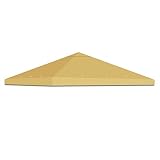 STRONG CAMEL Replacement 10'X10'Gazebo Canopy top Patio Pavilion Cover Sunshade plyester Single Tier
