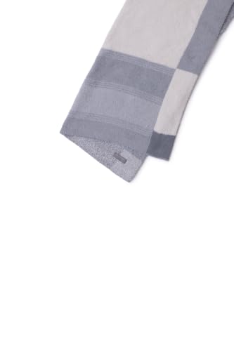 Image of Barefoot Dreams CozyChic Costa Block Stroller Blanket, Moonwater Multi, 30 inchx40 inch