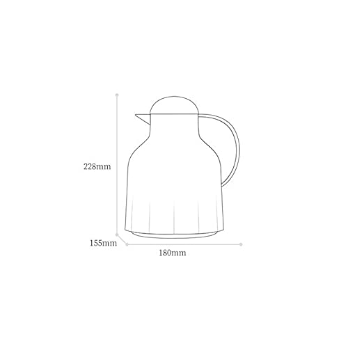 Thermische Karaf Thermoskolf Dubbellaags Glas Vacuümfles Ketel Koffie Thee Isolatie Pot Grote Capaciteit Keuken Heet… - Image 3