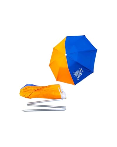 SUN & SURF Sombrilla Compacta 180 cm Sombrilla Plegable UPF 50+ UV Palo Enroscable 60 cm plegada con bolsa incluida. Super Resistente.