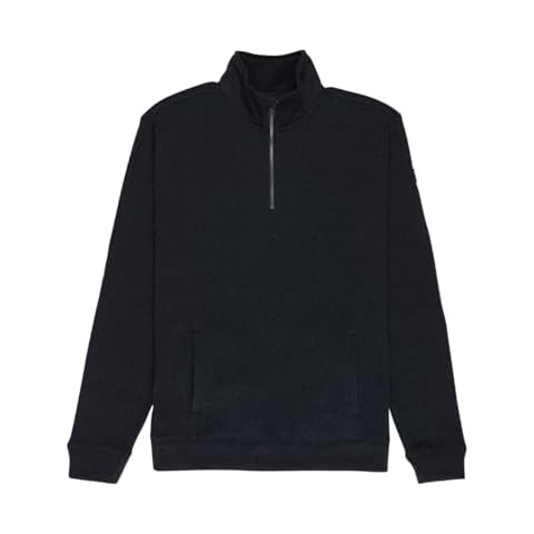 Quiksilver Fleece sweater KELLER 1/4 ZIP Men's Black S Cover