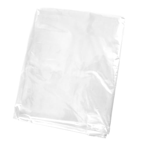 50pcs Disposable Clothes Cover Thicken Plastic Coat Bag Garment Storage Pouches for Dry Cleaning Travel Easy to Carry Protect Your Clothes