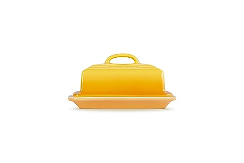 Le Creuset Stoneware Butter Dish, 900 g, 17 x 12.5 x 9 cm, Nectar, 70837176720000 - Image 3