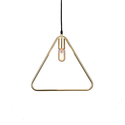 Suspension single head en métal noir au design géométrique et épuré