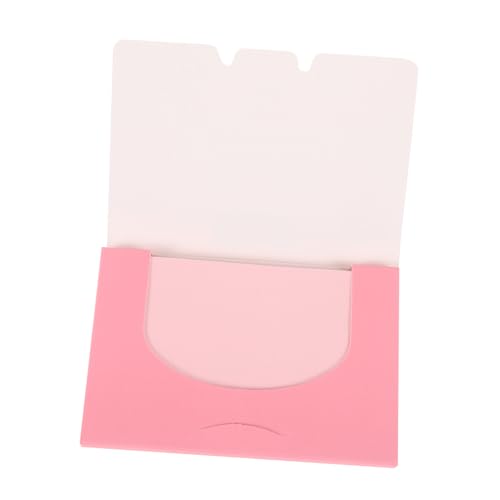 WEKADRIN 100pcs Natural Fiber Oil Absorbing Paper Ultra Thin Blotting for Oily Skin Double-sided Facial Oil Control Tissues Pink Go Skin Care